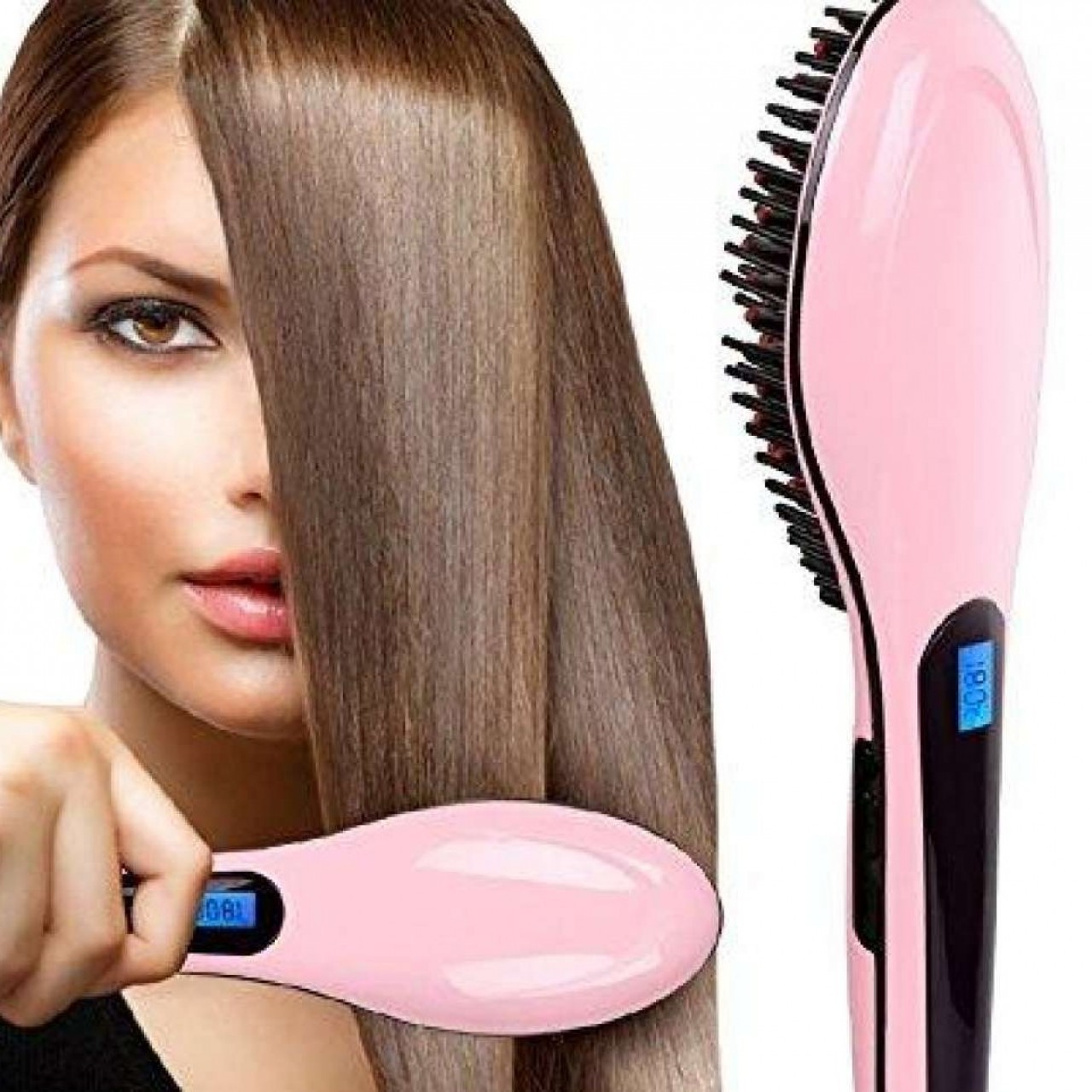 Hair Straightener Brush Fast Hair Straightener