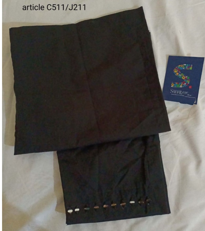Hand made stitched trouser black