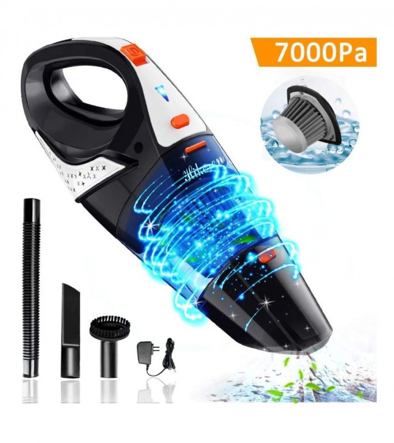 Handheld Vacuum, Hikeren 7Kpa Powerful Suction Wet & Dry Vacuum Cleaner