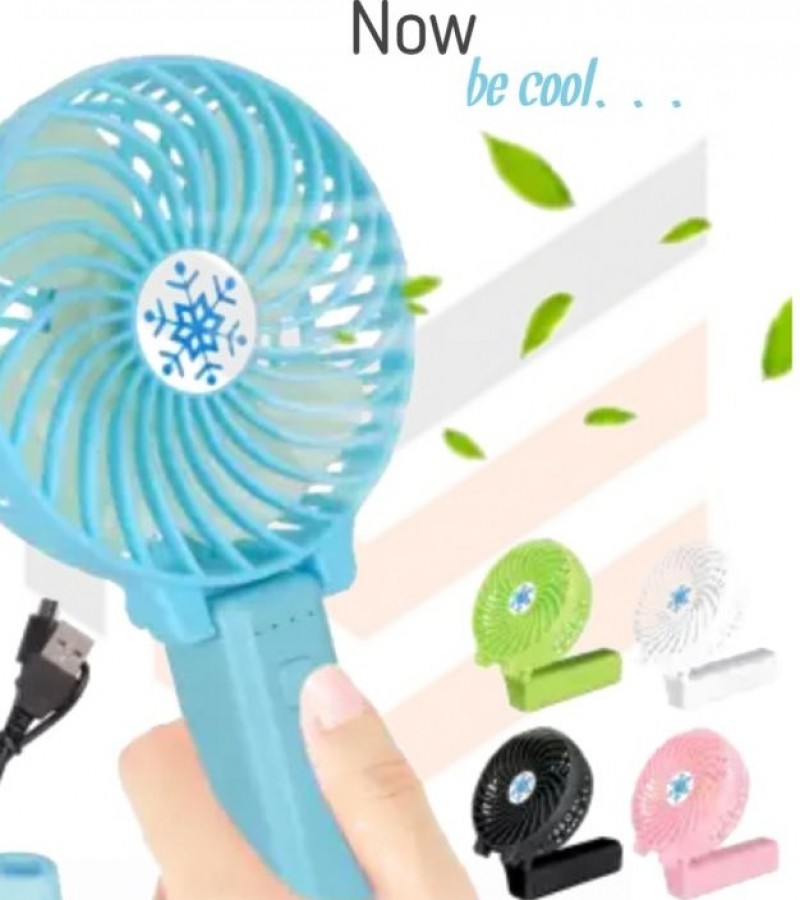 Handy Fan, Handy Mini Rechargeable Lithium Battery Desk Or Travel Fan With Touch