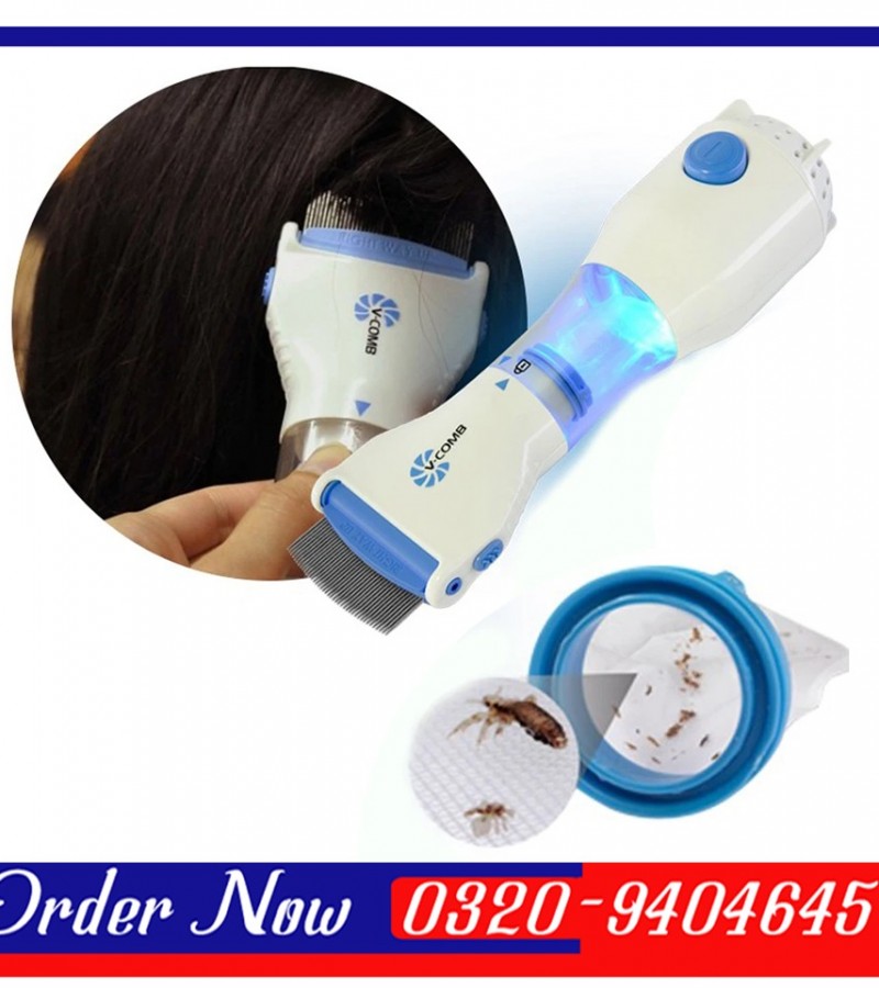Head Vacuum Lice Comb Electric Capture Pet Filter Lice Treatment Professional Lice