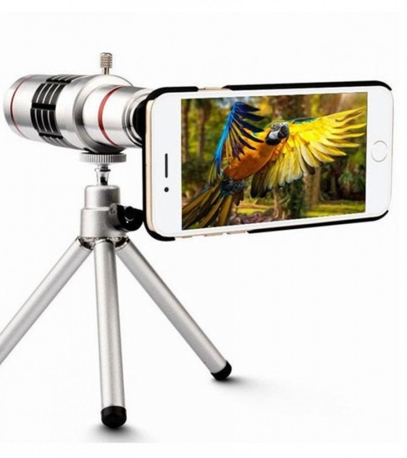 High Definition Smartphone Camera Lens Kit With Tripod & Phone Holder - 18x Zoom