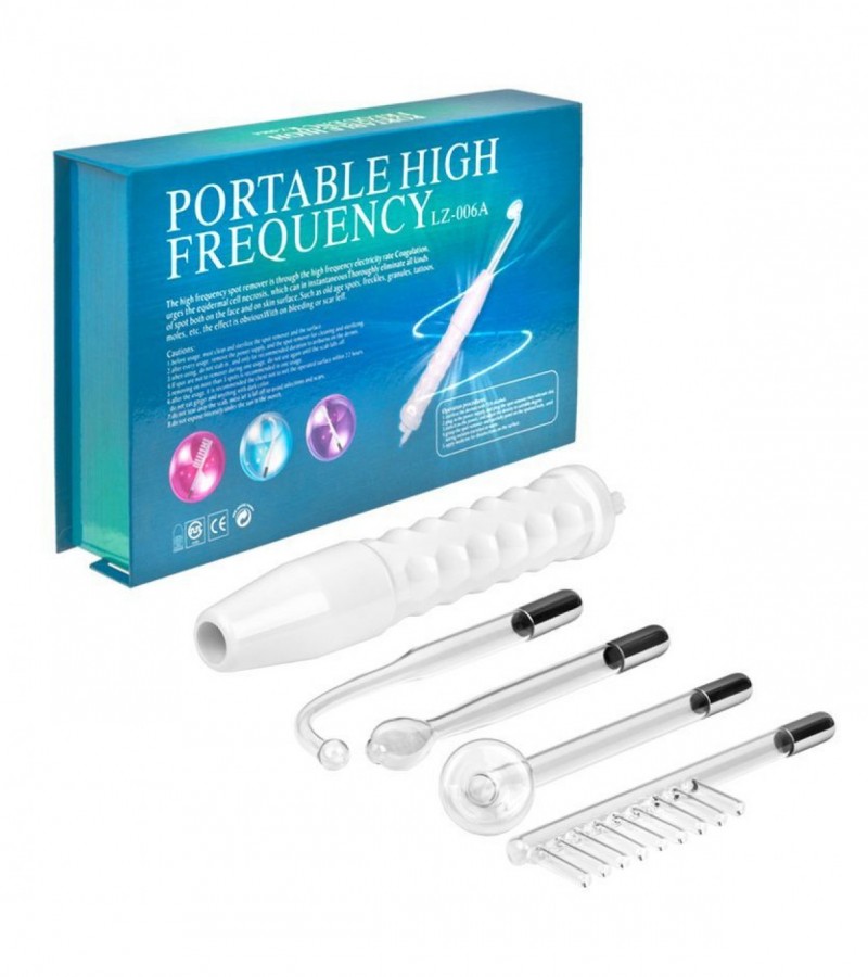 High Frequency Facial Machine Skin Care Beauty Therapy Lz-006A White