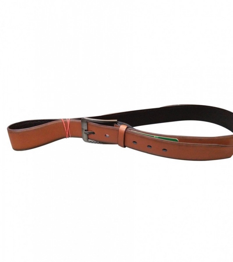 High Quality Brown Leather Belt For Men