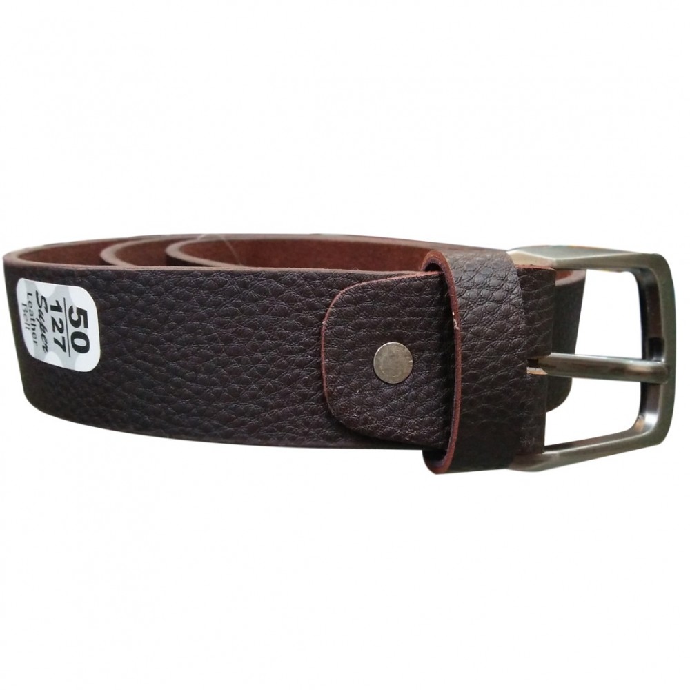 High Quality Brown Patent Super Leather Belt For Men