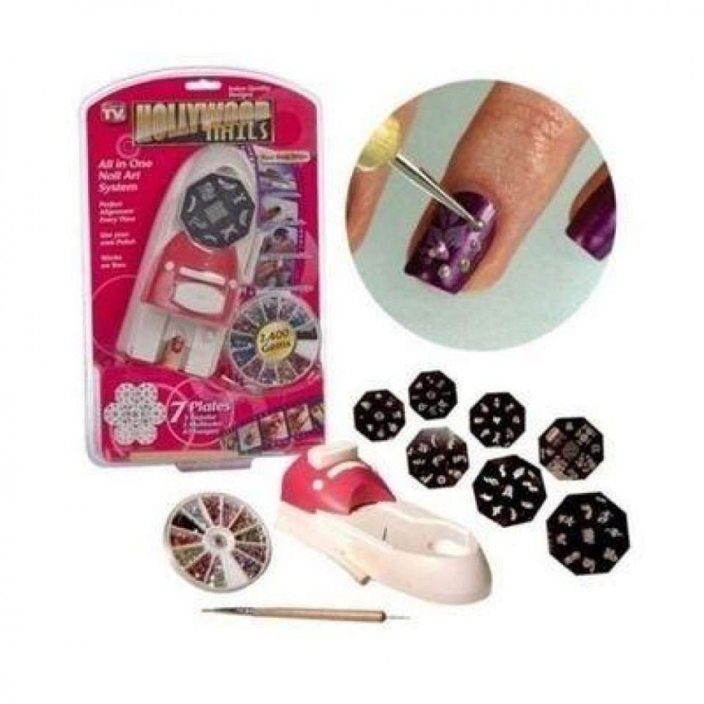 Hollywood Nails All in One Nail Art System