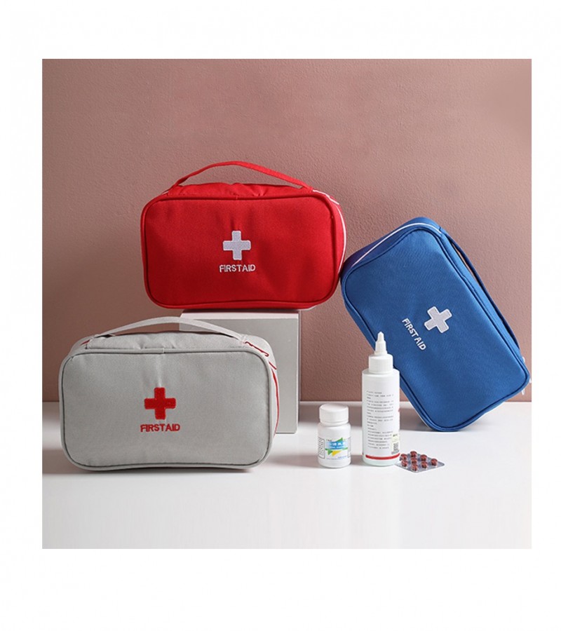 Household Portable Waterproof Outdoor Travel Medical Multi-Pocket Medicine First Aid Kit Storage Bag