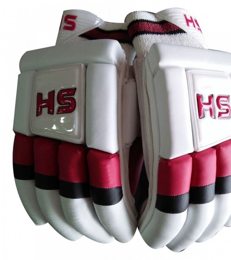 HS 2 Star Gloves For Cricket - White