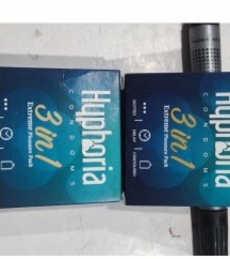 Hyphoria 3 in 1 condoms Extreme Pleasure Pack