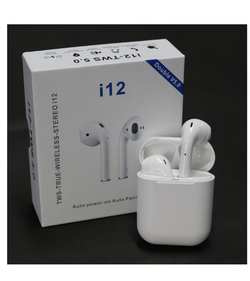 i12 Tws Airpods With Touch Sensor Air pods High Quality Smart Mini Universal Dual Pair