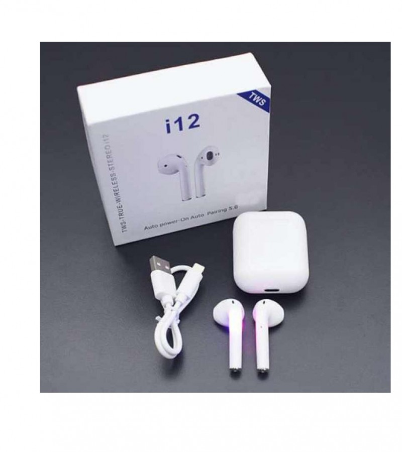 i12 Tws Airpods With Touch Sensor Air pods High Quality Smart Mini Universal Dual Pair