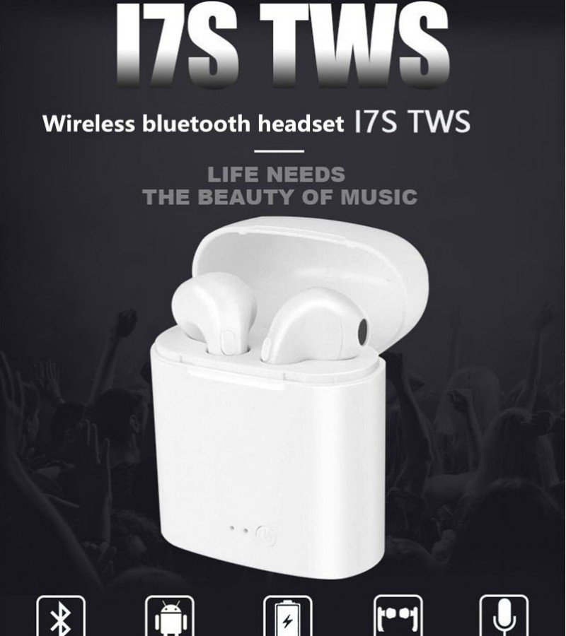 i7s TWS Twin wireless mini bluetooth earphone headset airpods with charging box stereo