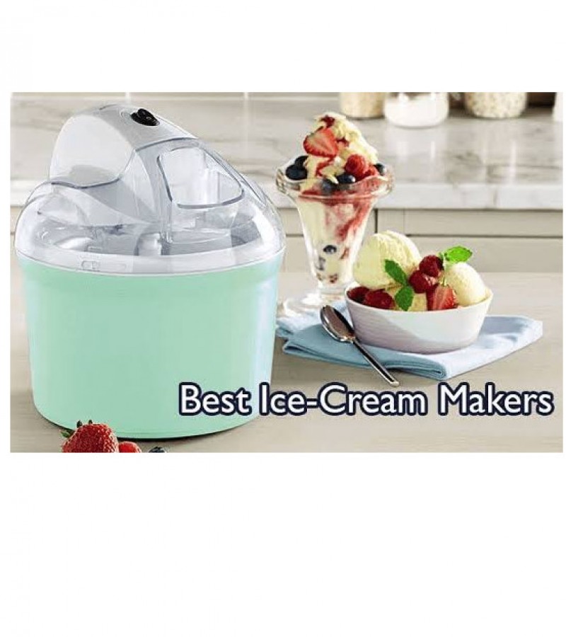 Ice Cream Maker, Household Automatic Mini Ice Cream Machine with Built in Freezer 500ML