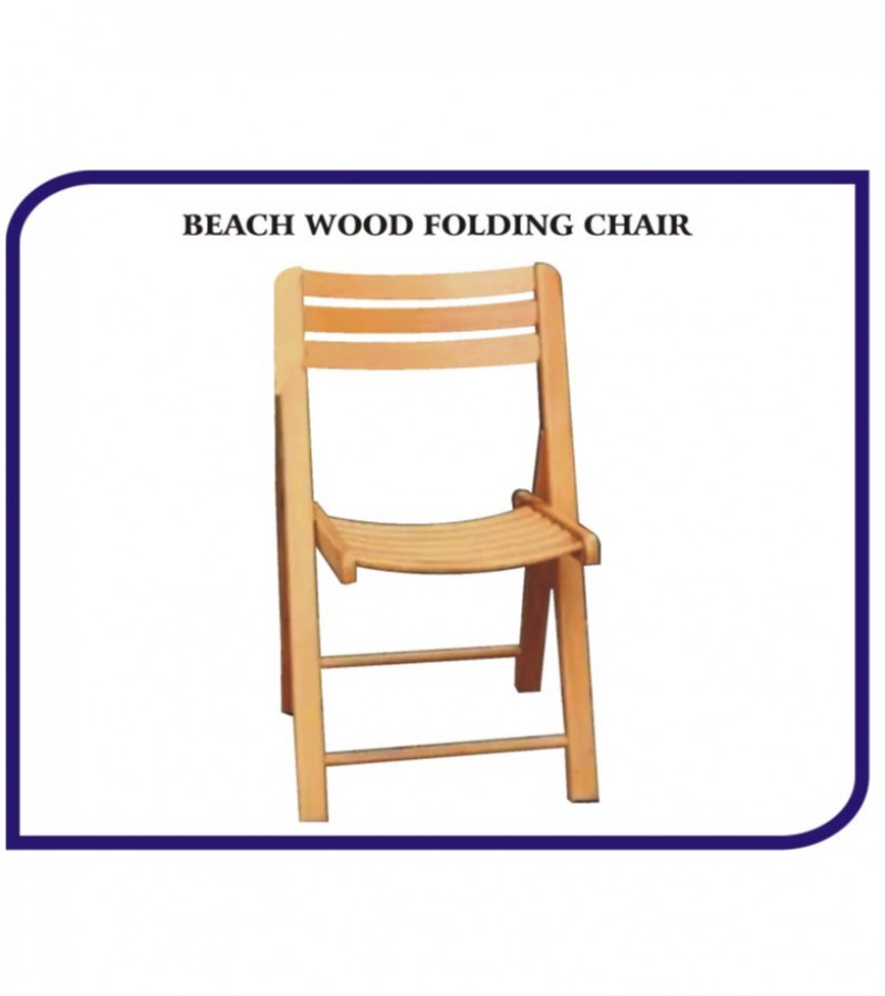 Imported Beach Wood Folding Chair