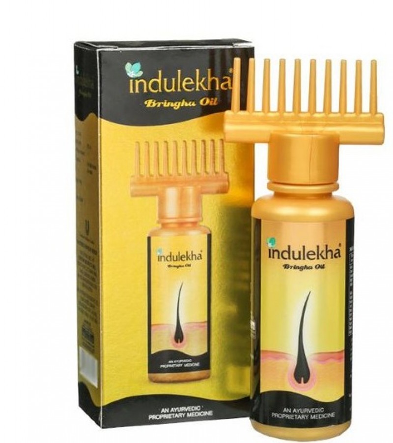 Indulekha Bringha Oil, Reduces Hair Fall and Grows New Hair, 100% Ayurvedic Oil, 100ml