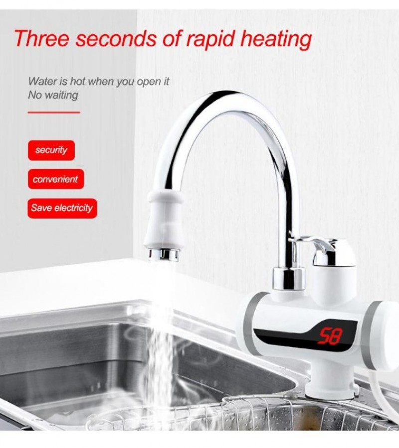 Instant Electric Hot Water Tap for Kitchen & Washroom