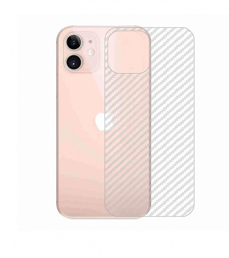 Iphone 12 pro- Carbon fibre - Matte Mosaic Design - Back Skin - Back Protector