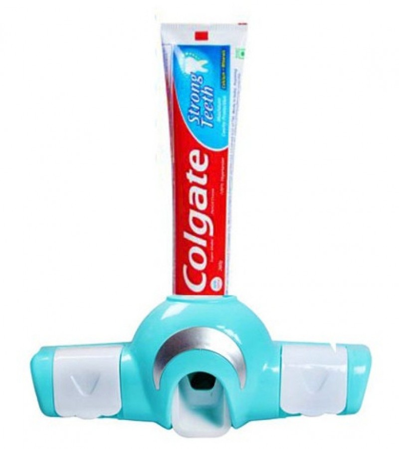 Juxin Toothpaste Dispenser With Toothbrush Holder