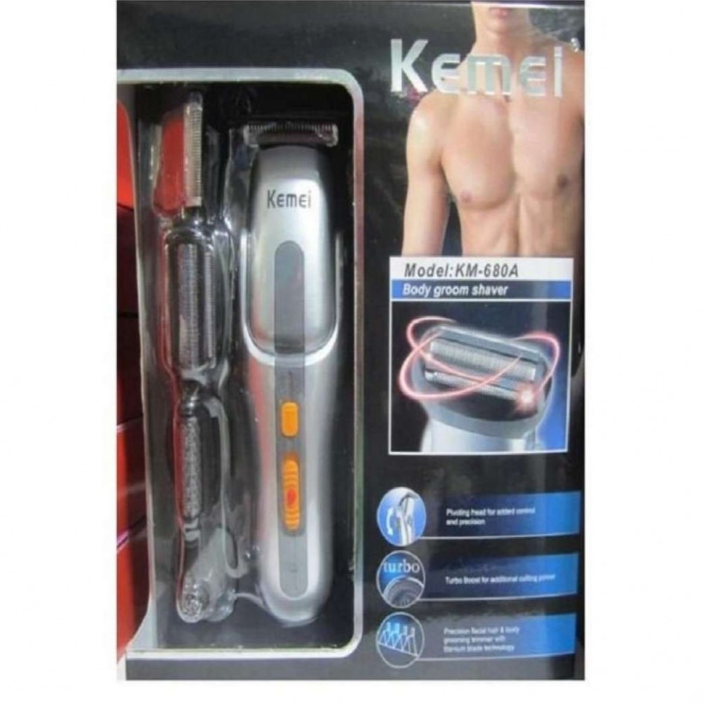 Kemei Kemei KM-680A - 8 in 1 Grooming Kit Shaver & Trimmer for Men -