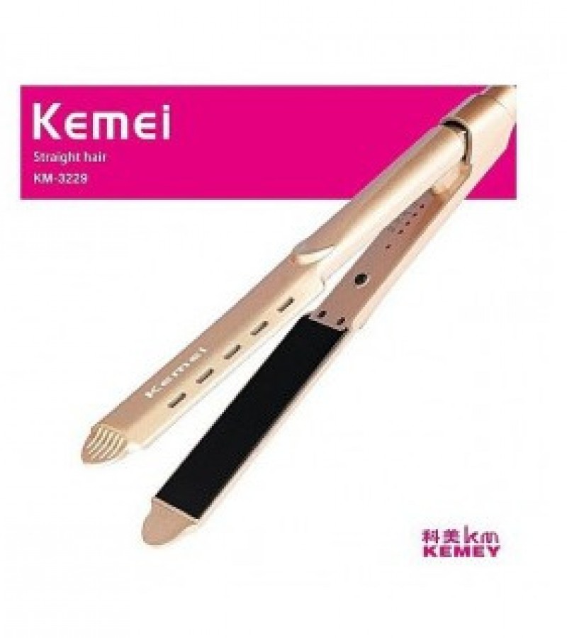 Kemei KM-3229 Electric Hair Straightener For Fashionable Women