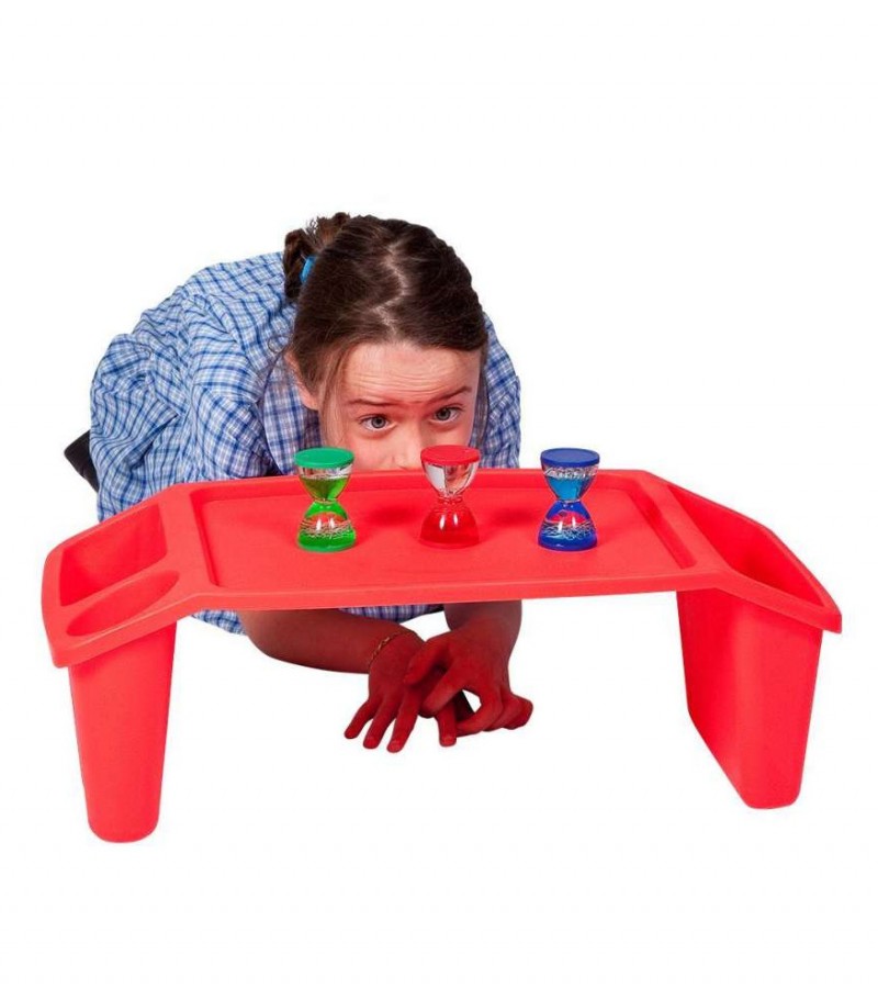 Kids Lap Tray Plastic Table It is made with high quality and durable plastic that lasts longer.