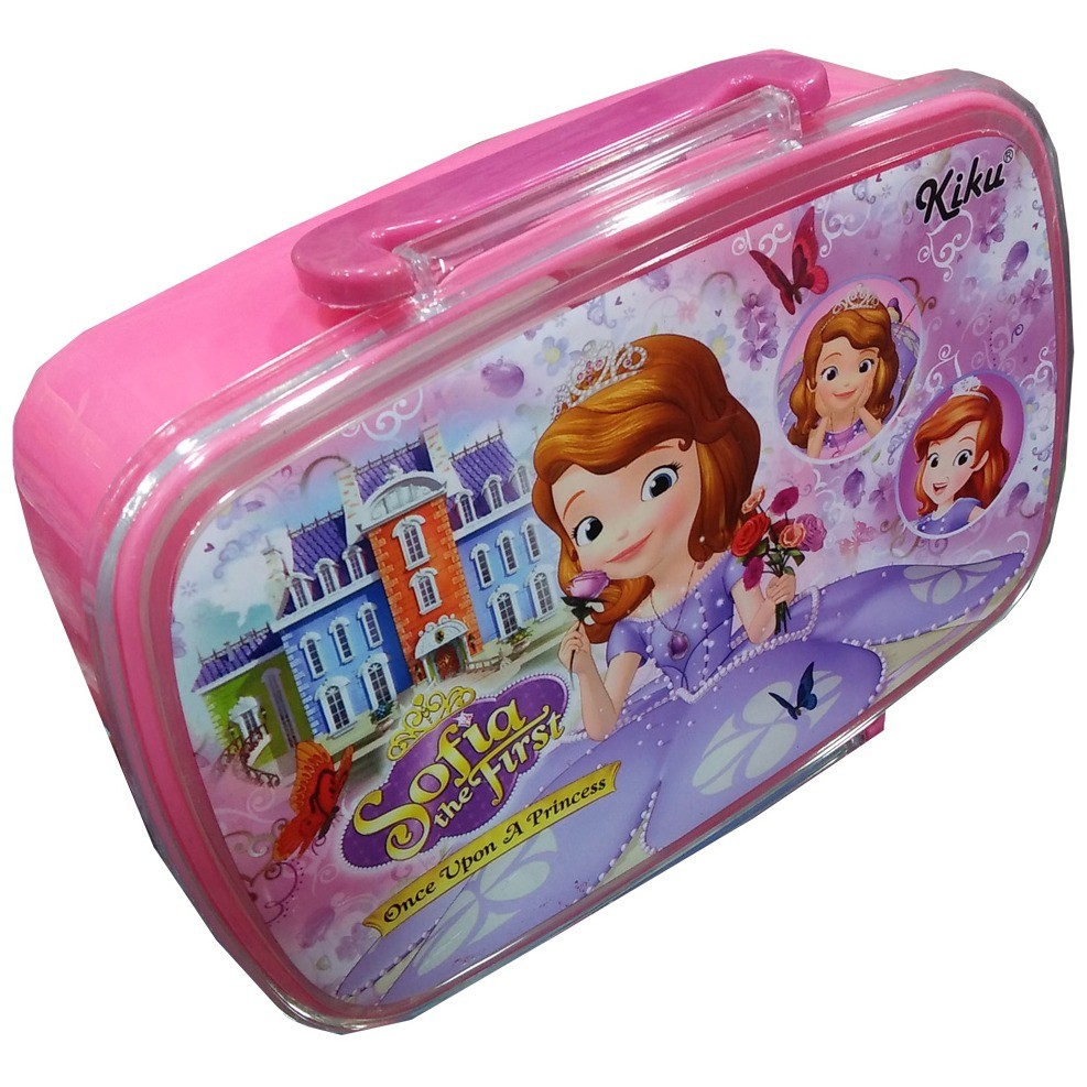 Kiku Sofia the first themed Lunch box for Girls - Pink