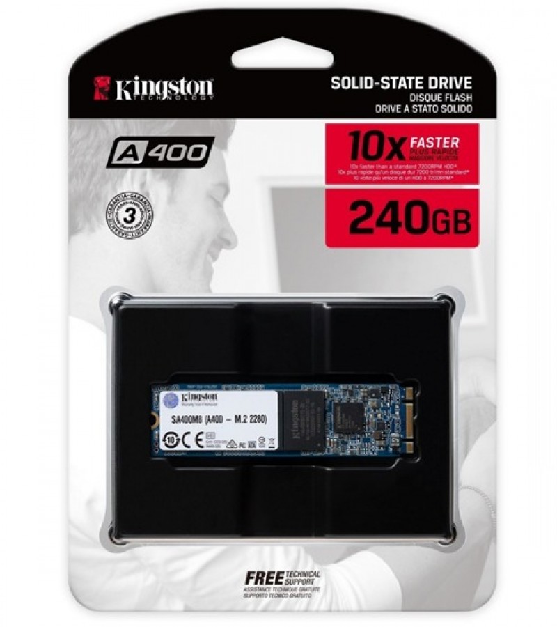 Kingston A400 240GB Internal SSD M.2 2280 SA400M8/240G