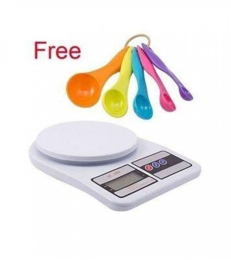 Kitchen Scale & Free PlasticMeasuring Spoon