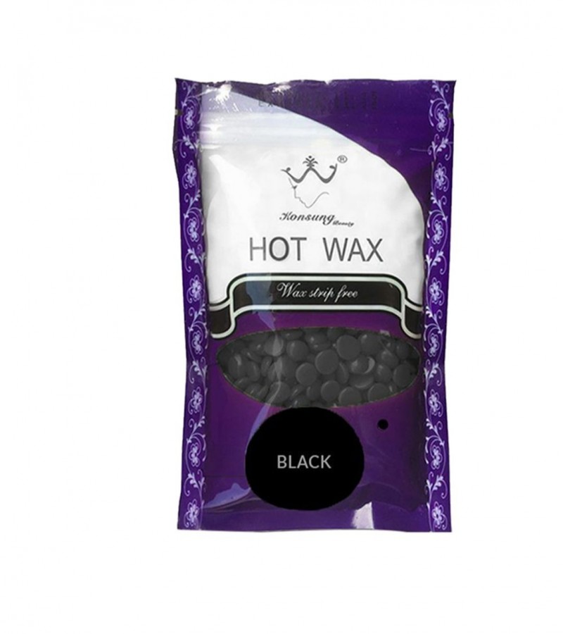 Konsung Hard Hot Wax Beans 100g (Black)
