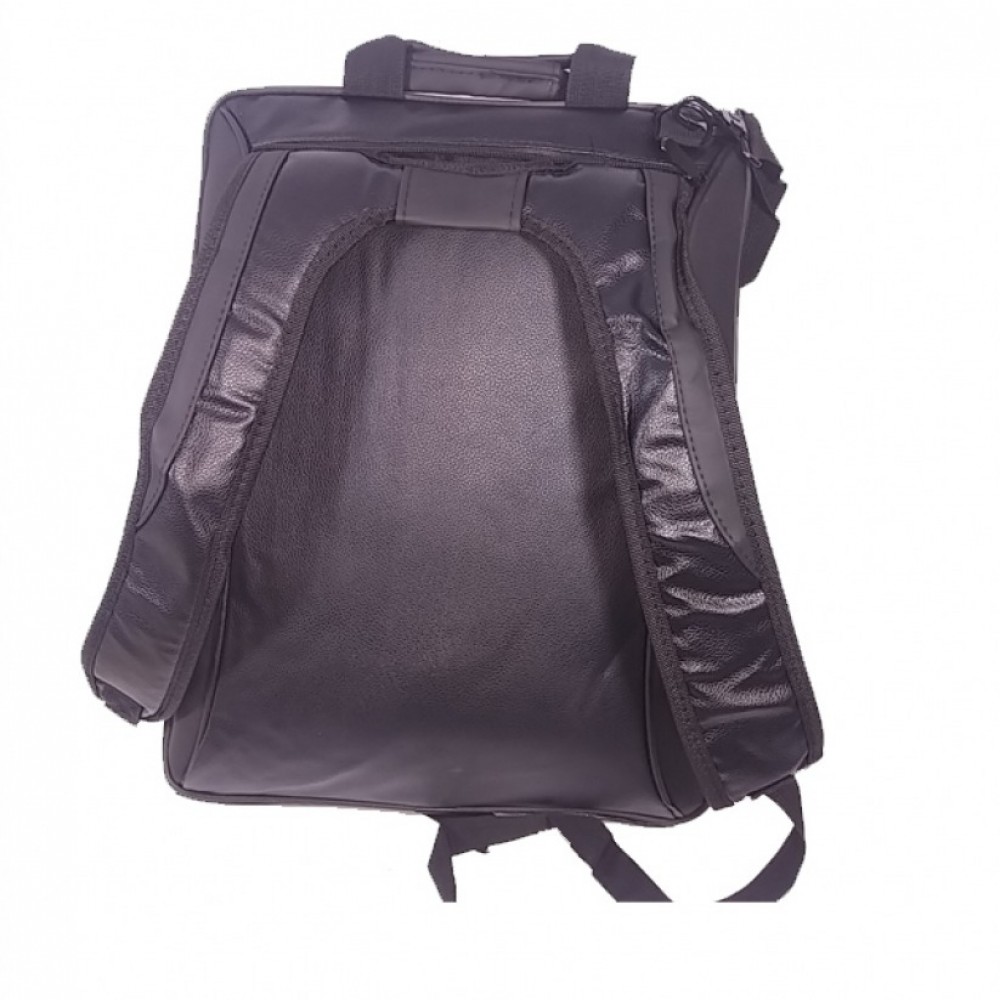 Laptop 3in1 leather Type PU Bag - Black