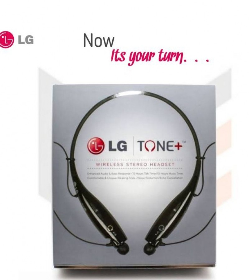 (LG) Tone Plus Bluetooth Headset - Black - HBS-730