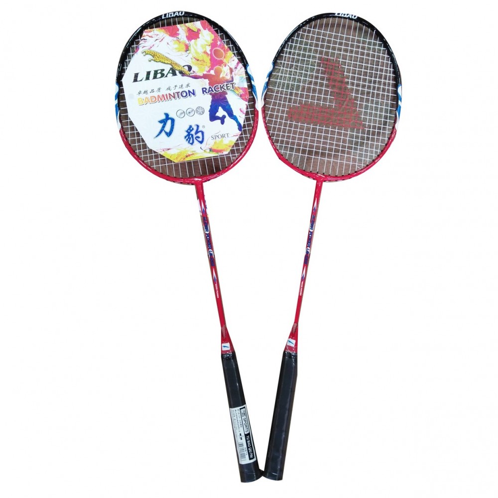 Libao Badminton Racket For Outdoor Sports - Red