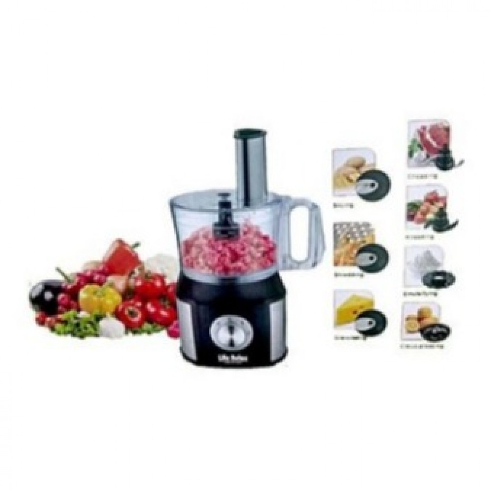 Life Relax 1057 - 7 In 1 Chopper With Slicing Chopping Kneading Citrus Shredding & Grating Option