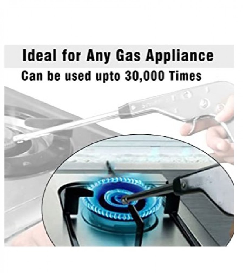 Lighter for Gas Stove - Durable new - Kitchen Stove Lighter - Silver