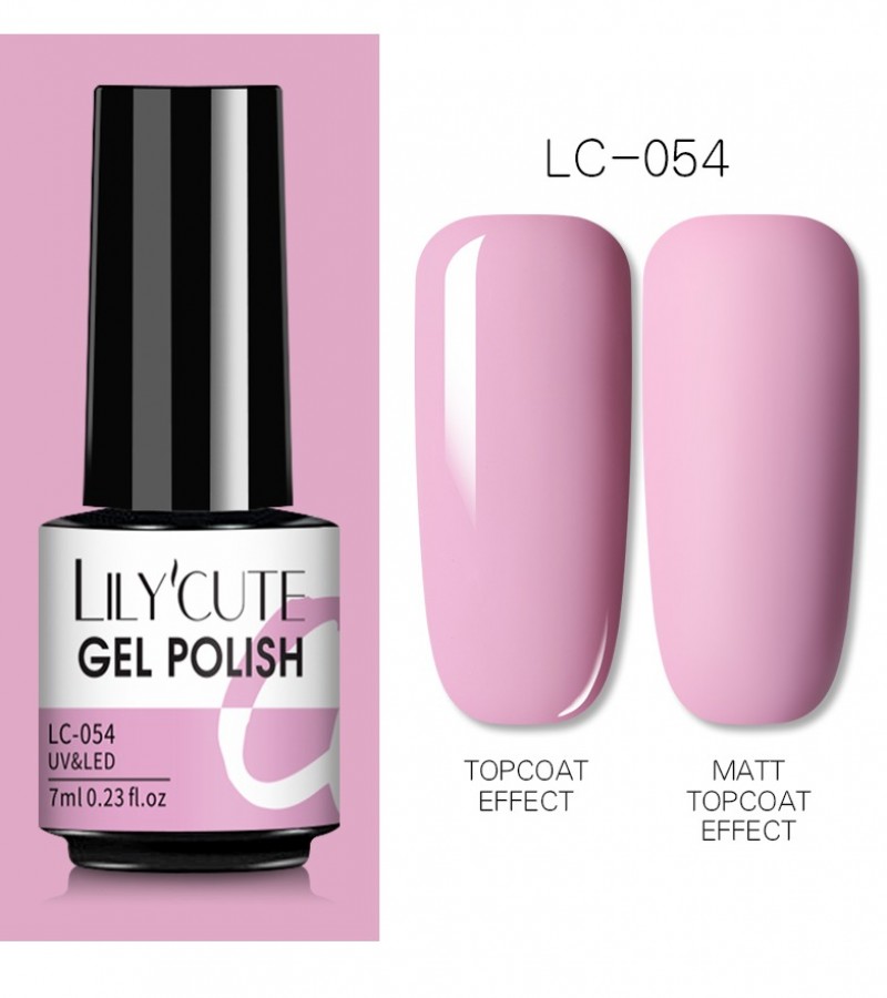 LILYCUTE 7ml Gel Nail Polish For Nails Semi Permanent Soak Off Gel UV LED (NO:54)