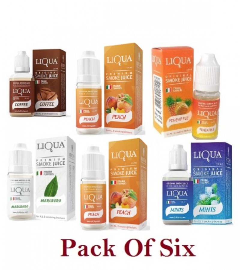 Liqua Vape Refiller Pack of Six