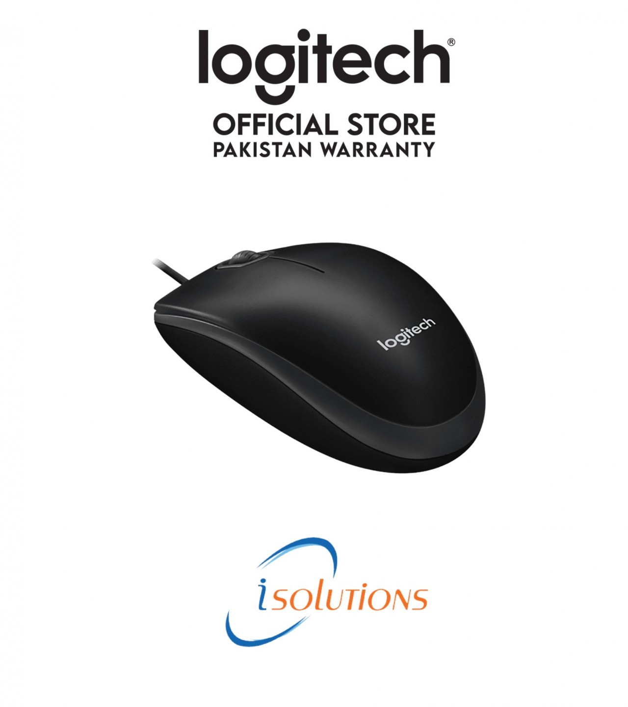 Logitech B100 Optical USB Wired Mouse