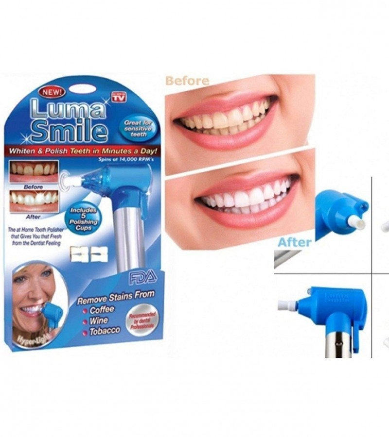 Luma Smile Tooth Polisher - Whiten & Polish Teeth In Minutes A Day