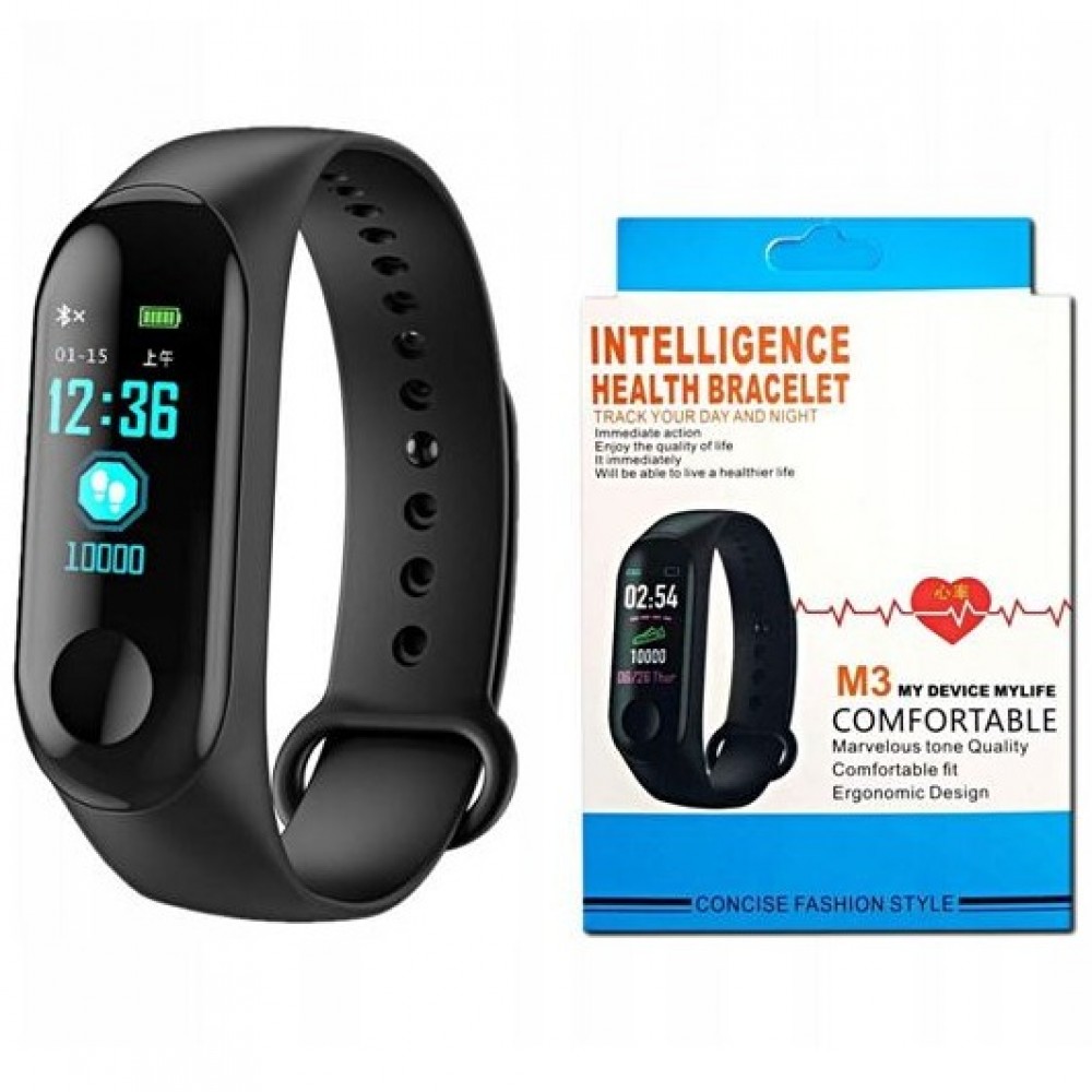 M3 Intelligence Smart Sport Wristband Blood Pressure Monitor Heart Rate Health Fitness Tracker