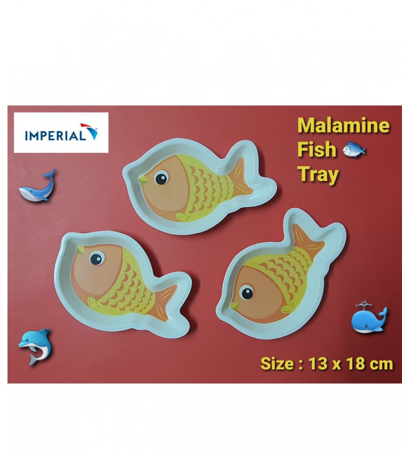 Malamine Fish Tray Code (0110)