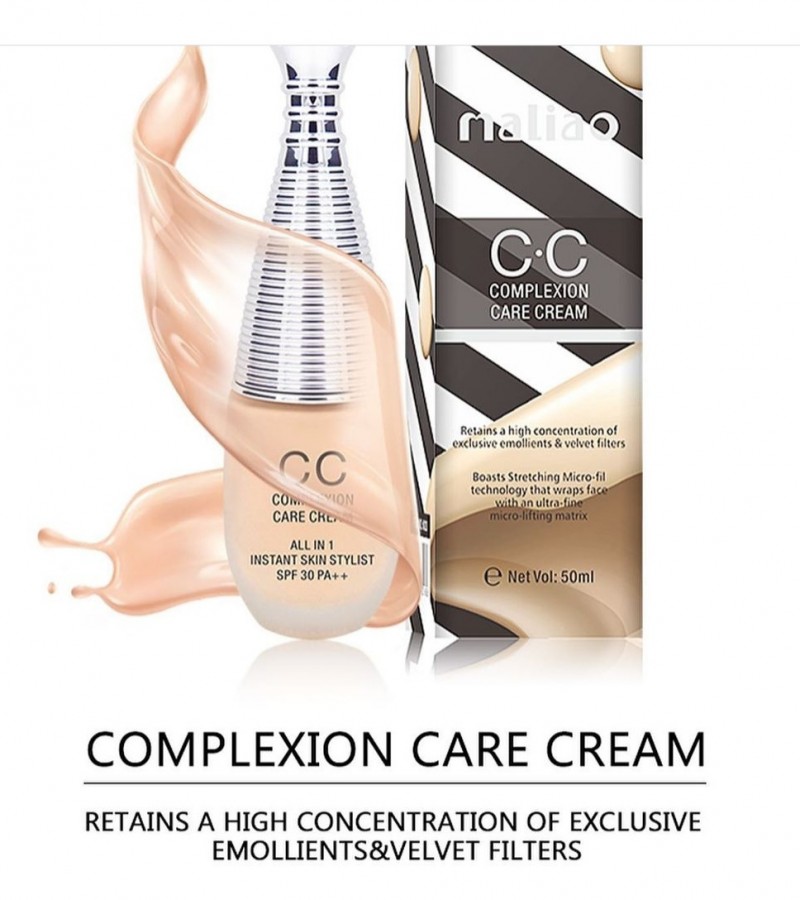 Maliao CC Instant Skin 30++SPF Cream Foundation Complexion