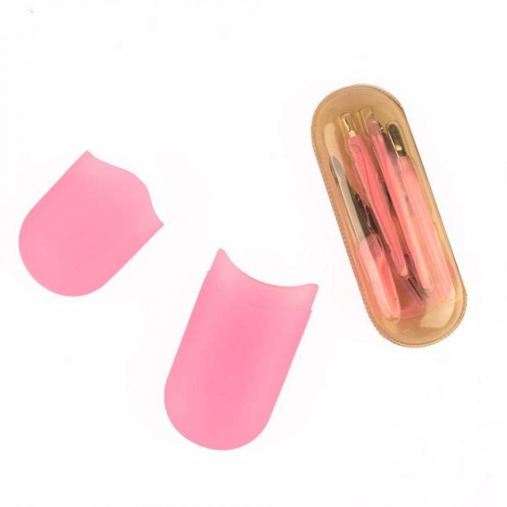 Manicure Pedicure Kit 6 Pcs With Portable Plastic Case