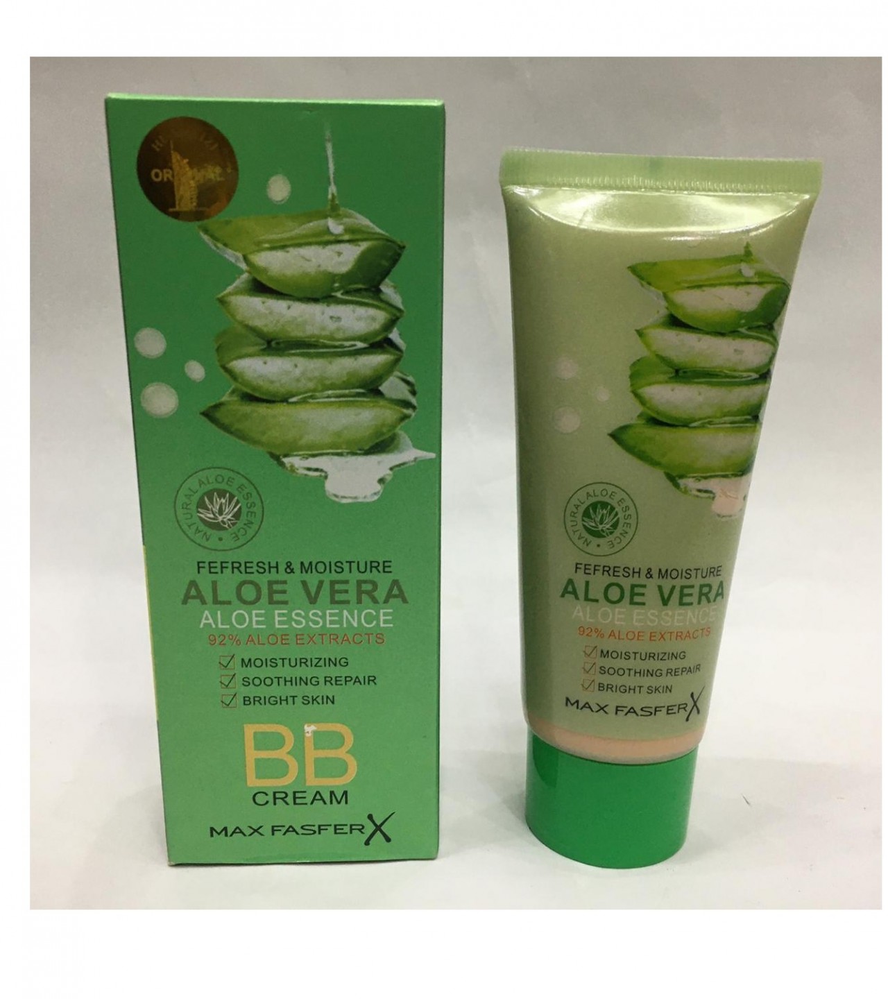 MAXFASFER BB Cream Foundation With Aloe Vera Extracts Flawless Rose Make Up With SPF 15
