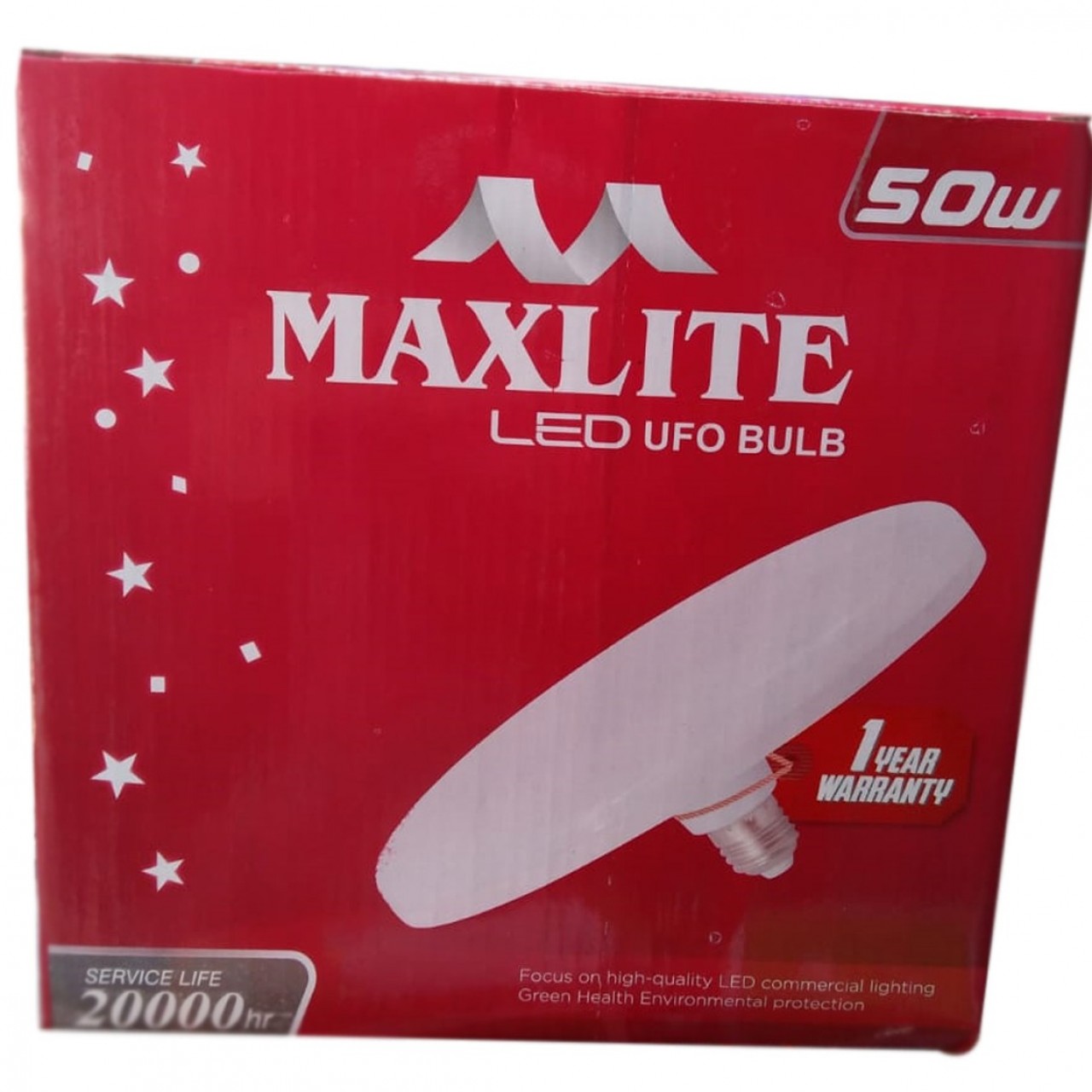 MAXLITE LED UFO Bulb - 50 Watt - 1 Year Warranty