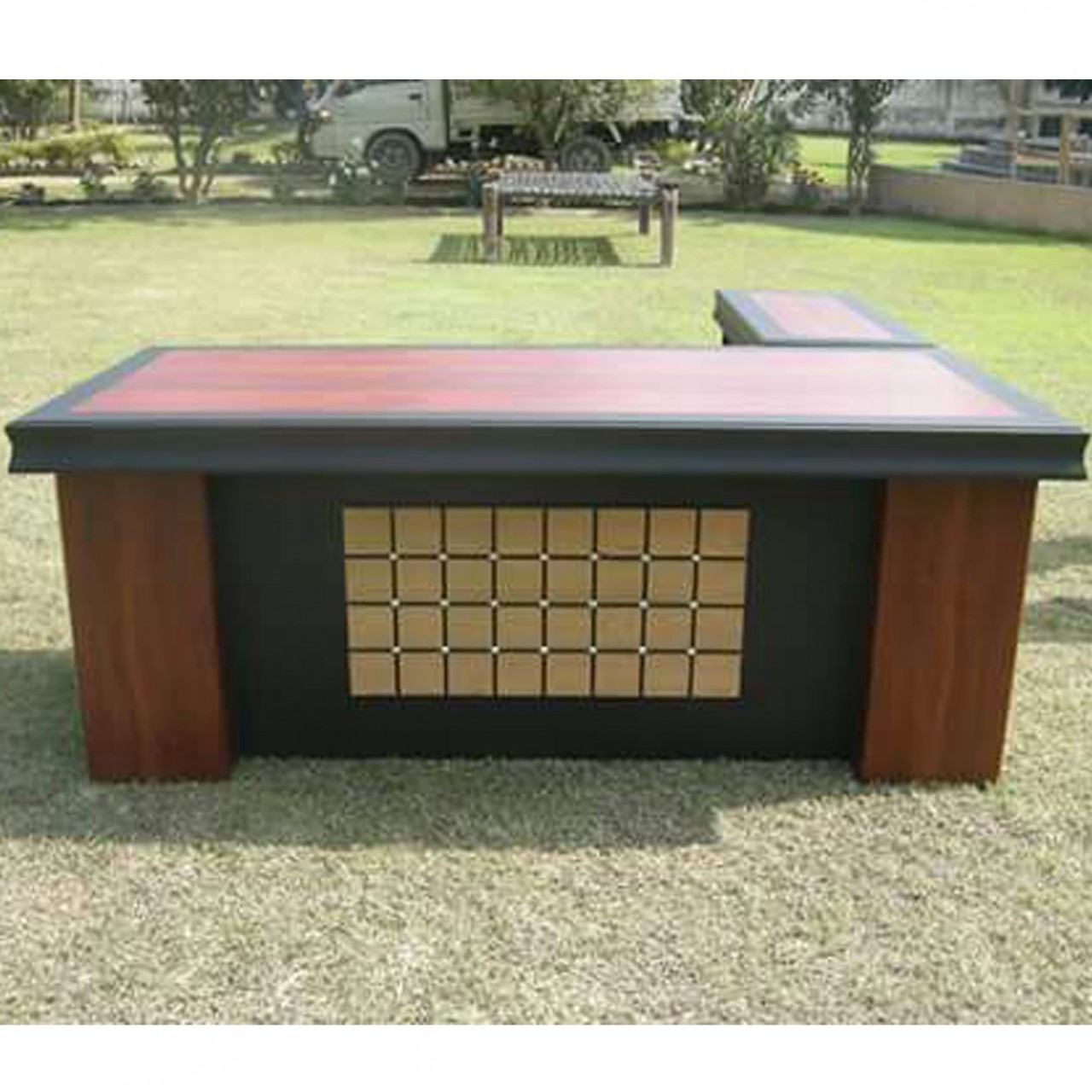 MDF & PVC Wooden Office Table - Move Able & Folding Table