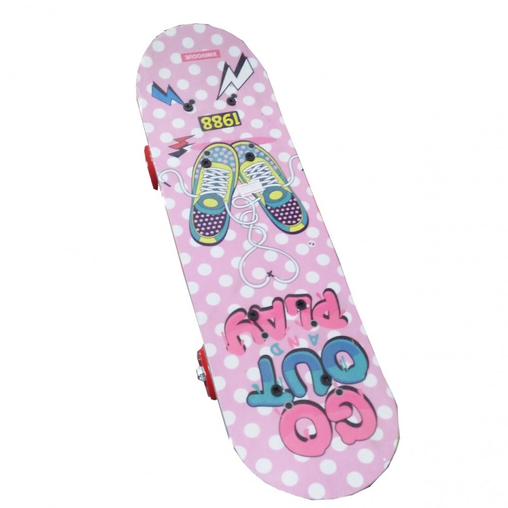 Medium Size Skateboard For Outdoor Sport - Pink