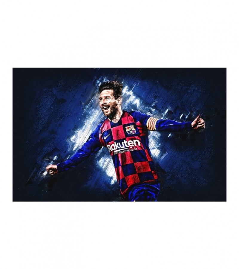 Messi "The Football King" Wall Poster