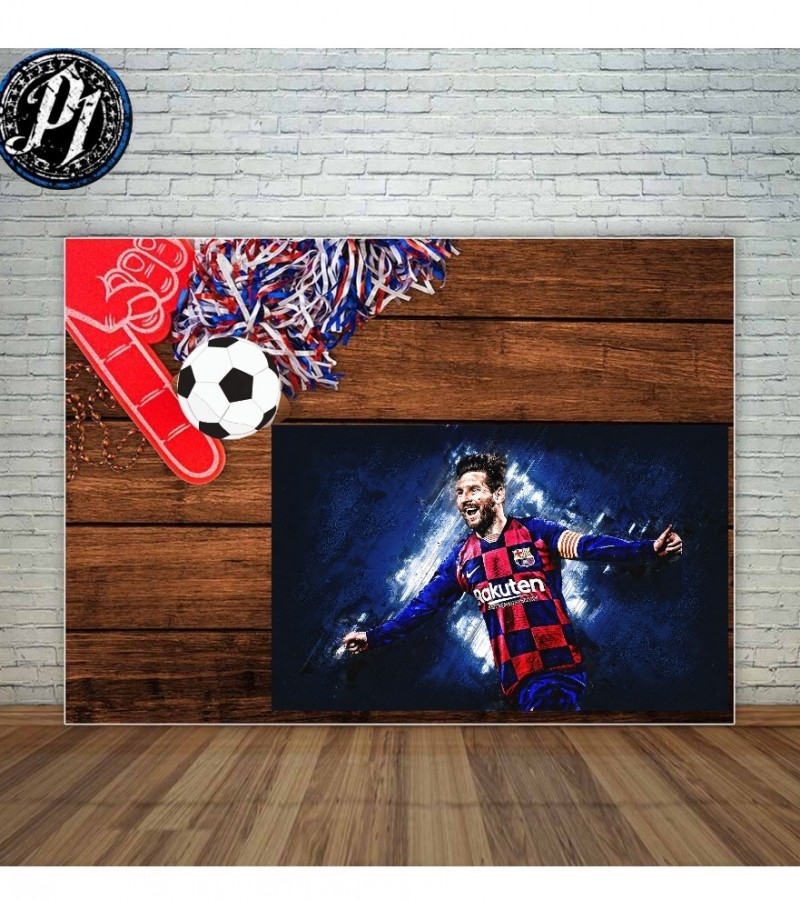 Messi "The Football King" Wall Poster
