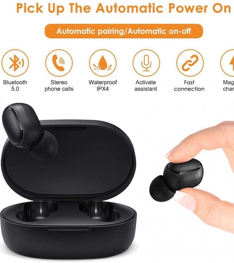 Mi True Wireless Earbuds Basic 2 Mini Earbuds Bluetooth 5.0 Tap Control Global Version