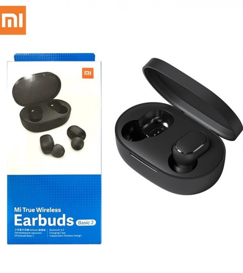 Mi True Wireless Earbuds Basic 2 Mini Earbuds Bluetooth 5.0 Tap Control Global Version